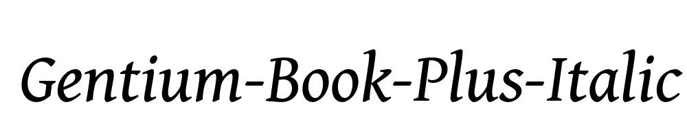 Gentium-Book-Plus-Italic