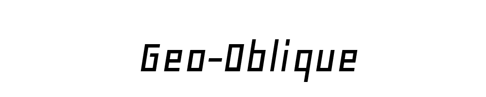 Geo-Oblique