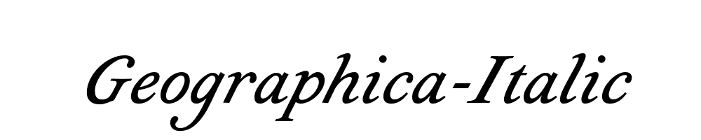 Geographica-Italic