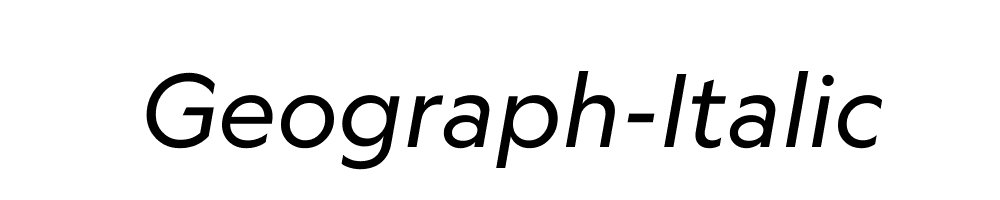 Geograph-Italic