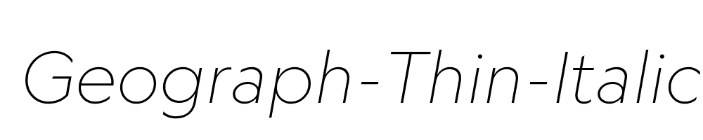 Geograph-Thin-Italic