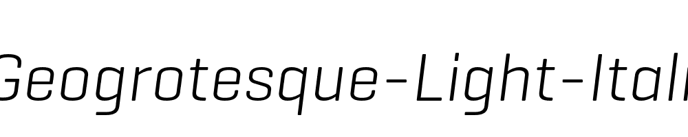 Geogrotesque-Light-Italic