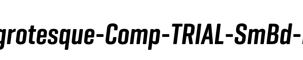 Geogrotesque-Comp-TRIAL-SmBd-Italic