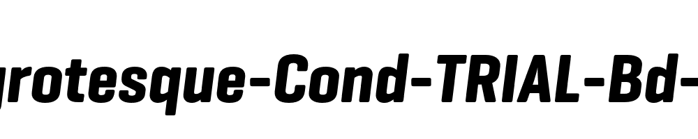 Geogrotesque-Cond-TRIAL-Bd-Italic