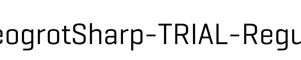 GeogrotSharp-TRIAL-Regular