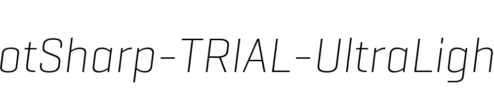 GeogrotSharp-TRIAL-UltraLight-Italic