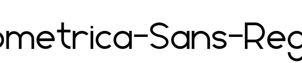 Geometrica Sans Regular