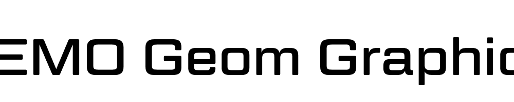  DEMO Geom Graphic Regular Regular