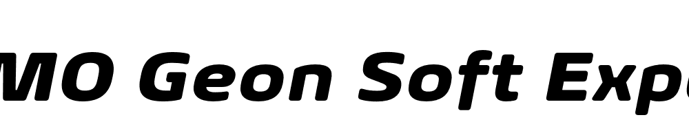  DEMO Geon Soft Expanded Black Italic