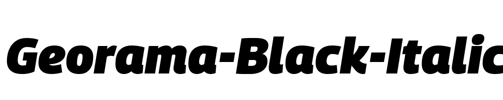 Georama-Black-Italic