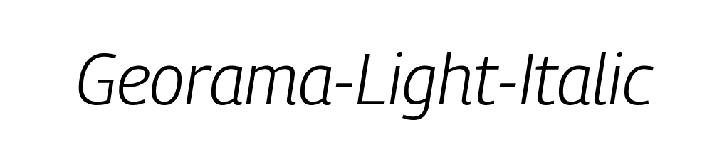 Georama-Light-Italic