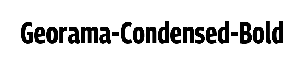 Georama-Condensed-Bold