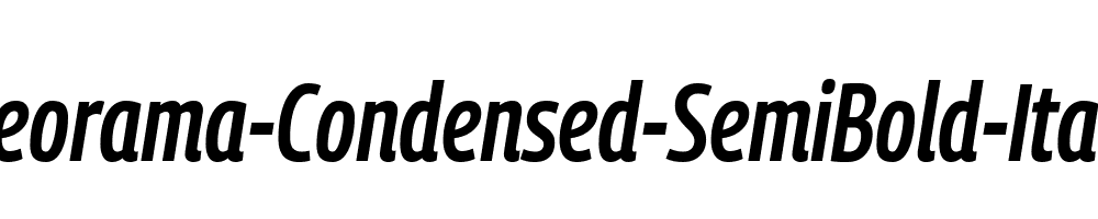 Georama-Condensed-SemiBold-Italic