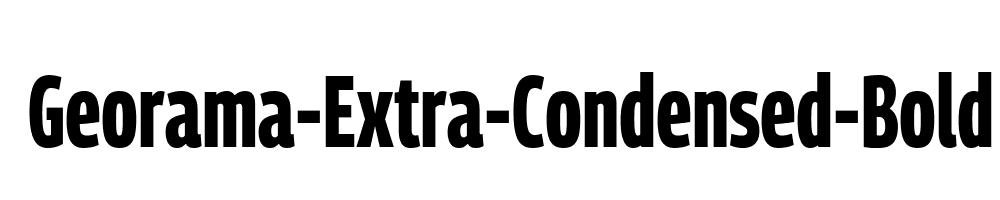 Georama-Extra-Condensed-Bold