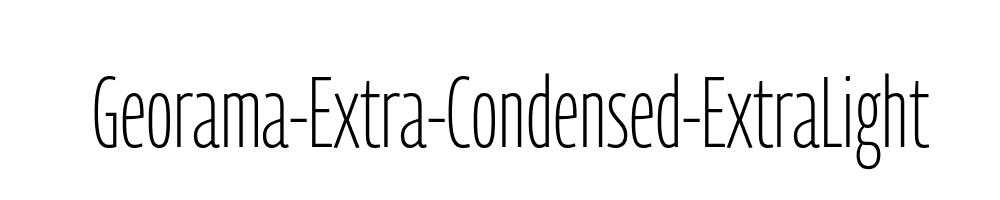 Georama-Extra-Condensed-ExtraLight