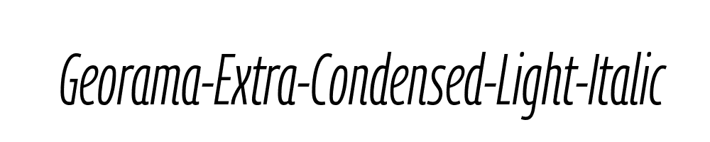 Georama-Extra-Condensed-Light-Italic