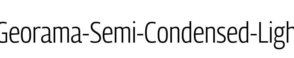 Georama-Semi-Condensed-Light