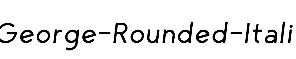 George-Rounded-Italic