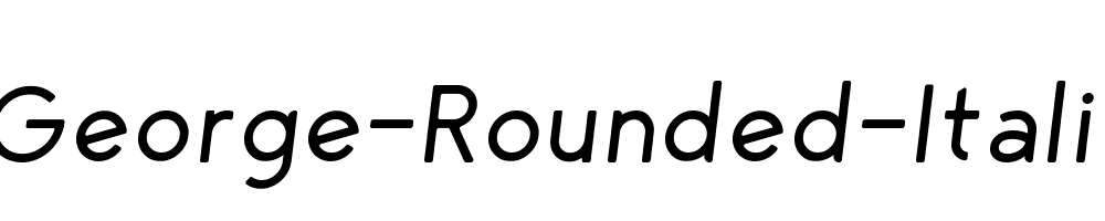 George-Rounded-Italic