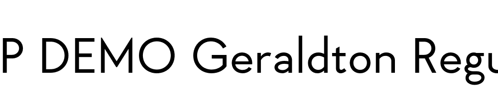 FSP DEMO Geraldton Regular