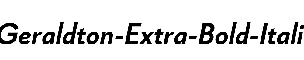 Geraldton-Extra-Bold-Italic