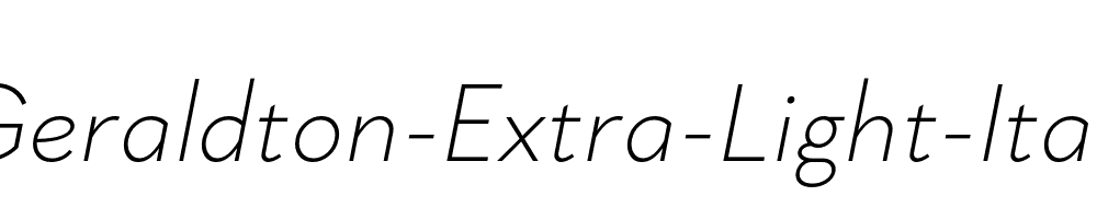 Geraldton-Extra-Light-Italic