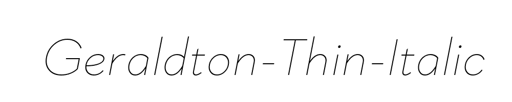 Geraldton-Thin-Italic