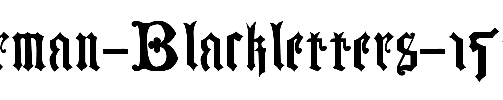 German-Blackletters-15th-c