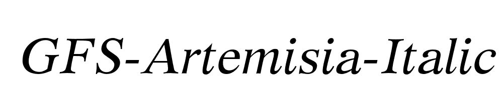 GFS-Artemisia-Italic