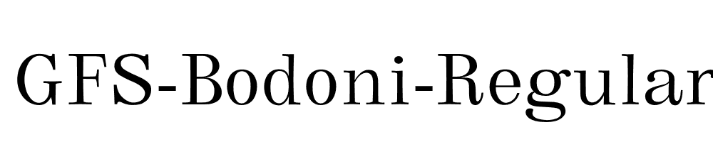 GFS-Bodoni-Regular