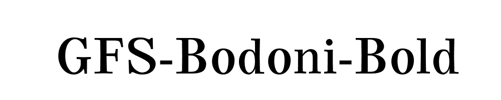 GFS-Bodoni-Bold