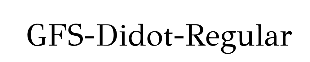 GFS-Didot-Regular