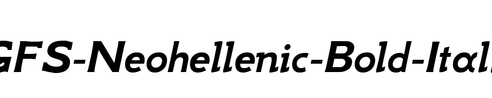 GFS-Neohellenic-Bold-Italic