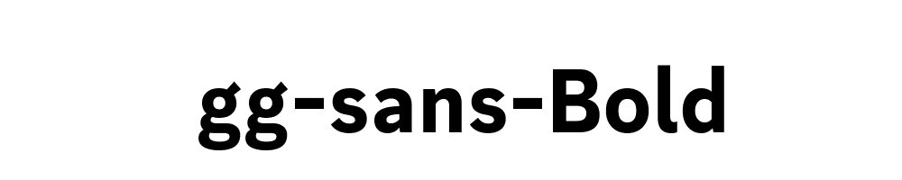 gg-sans-Bold