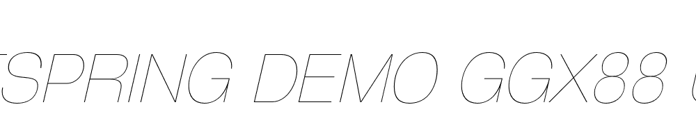  DEMO GGX88 Ul Italic