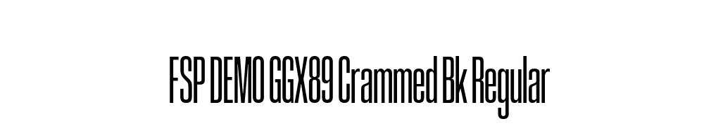 FSP DEMO GGX89 Crammed Bk Regular