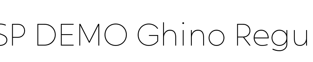 FSP DEMO Ghino Regular