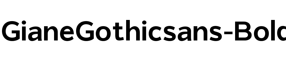 GianeGothicsans-Bold