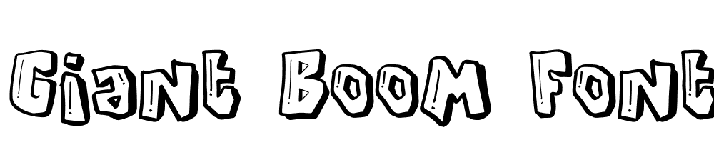 Giant Boom Font