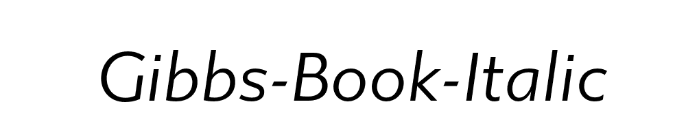 Gibbs-Book-Italic