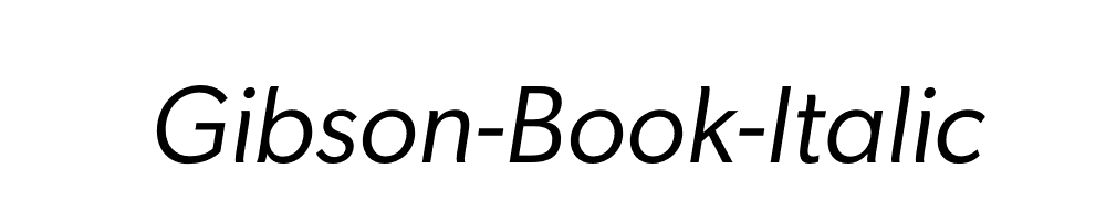 Gibson-Book-Italic