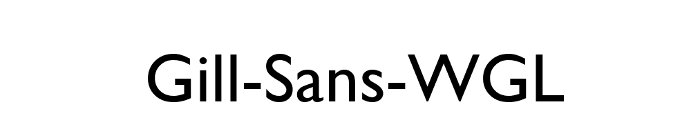 Gill-Sans-WGL