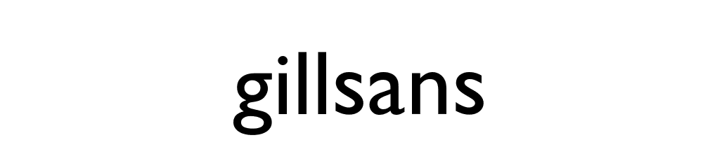 Gillsans