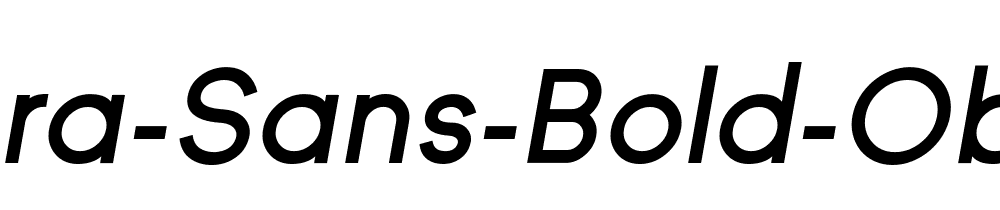 Ginora Sans Bold Oblique