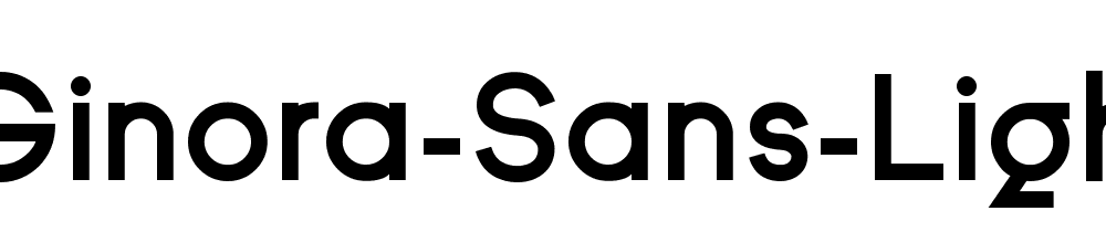 Ginora Sans Light