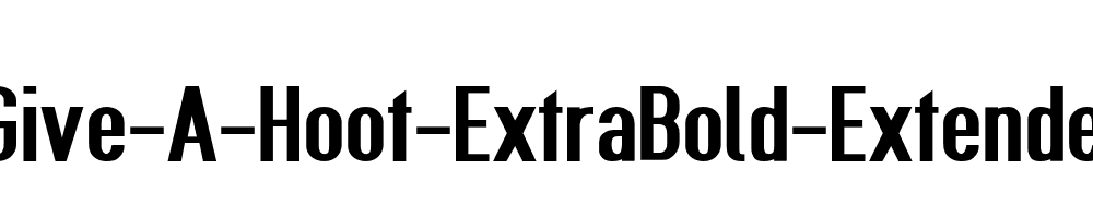 Give-A-Hoot-ExtraBold-Extended