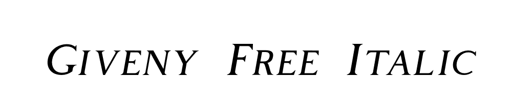 Giveny-Free-Italic