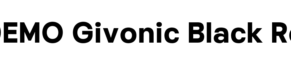 FSP DEMO Givonic Black Regular