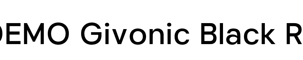 FSP DEMO Givonic Black Regular