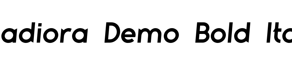 Gladiora-Demo-Bold-Italic